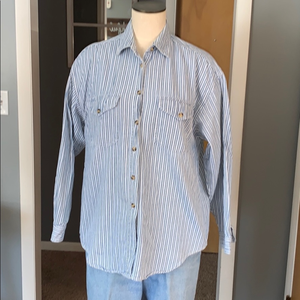 Vintage Pin stripe button down
